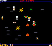 Food Fight for Arcade - Pick up food to throw at the chefs...