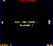 Food Fight for Arcade - Player 1, try to eat the cone!