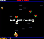 Food Fight for Arcade - Game over.