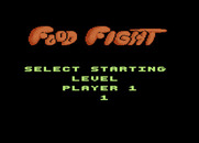 Food Fight for Atari 8-bit - Select starting level.