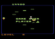 Food Fight for Atari 8-bit - Game over.