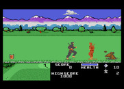 Ninja Golf for Atari 7800 - Ninjas attack!