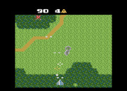 Xevious for Atari 7800 - Only a few enemies attack at first...