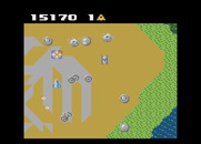 Xevious for Atari 7800 - A tricky area to navigate...