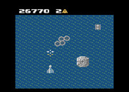 Xevious for Atari 7800 - Flying over water...
