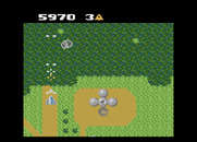 Xevious for Atari 7800 - Destroyed part of the ground installation...