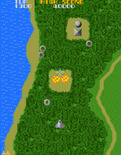 Xevious for Arcade - Bombing ground targets.