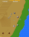 Xevious for Arcade - Targeting a tank...