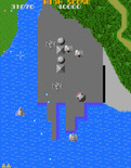 Xevious for Arcade - Dealing with land an air targets at the same time...