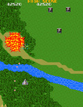 Xevious for Arcade - Large enemy destroyed!