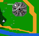 Xevious for NES / Famicom - A large opponent...this will be tricky!