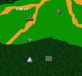 Xevious for NES / Famicom - These rotating things can't be shot, just avoid them.