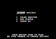 Xevious for Apple II - Main menu.