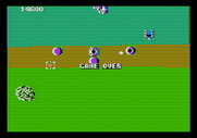 Xevious for Apple II - Game over.