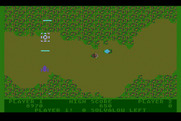 Xevious for Atari 5200 - Enemies attack from the ground and air...