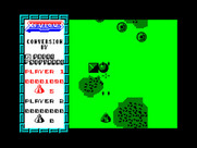 Xevious for ZX Spectrum - Preparing to bomb some targets...