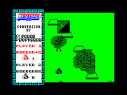 Xevious for ZX Spectrum - Don't get trapped by these indestructible obstacles!