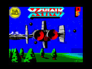 Xevious for ZX Spectrum - Loading screen.