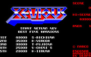 Xevious for Fujitsu FM-7 - Top scores.