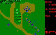 Xevious for Fujitsu FM-7 - Ground forces can be tough; they can only be destroyed by bombs!