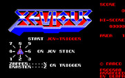 Xevious for Fujitsu FM-7 - Title screen.