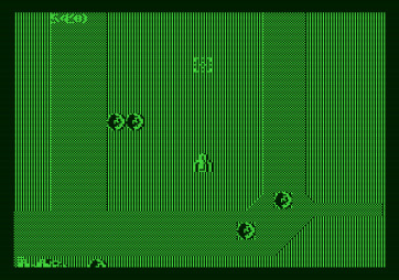 Xevious for Apple II - Destroyed some ground targets...