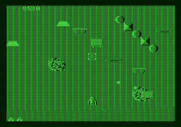 Xevious for Apple II - These rotating shields can't be destroyed...