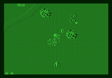 Xevious for Apple II - Game start.
