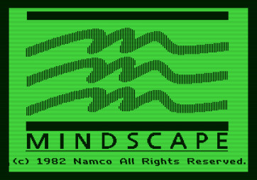 Xevious for Apple II - MIndscape logo screen.