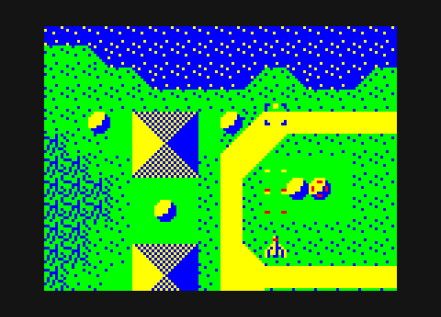 Xevious PC-6000 Series Screenshot: The battle continues...