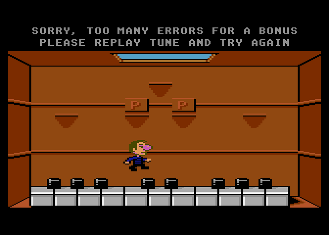 Scrapyard Dog Atari 7800 Screenshot: Oops, I didn't get it right...
