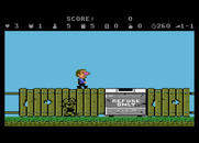 Scrapyard Dog for Atari 7800 - Jump into the "refuse only" bin for a bonus game...
