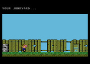 Scrapyard Dog for Atari 7800 - The starting location.