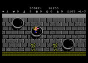 Scrapyard Dog for Atari 7800 - Some of these sewer pipes you can enter to be taken to a new location...