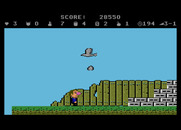 Scrapyard Dog for Atari 7800 - Don't get hit by falling eggs!