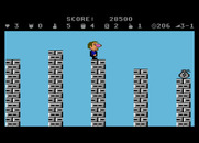 Scrapyard Dog for Atari 7800 - Careful jumping is crucial...