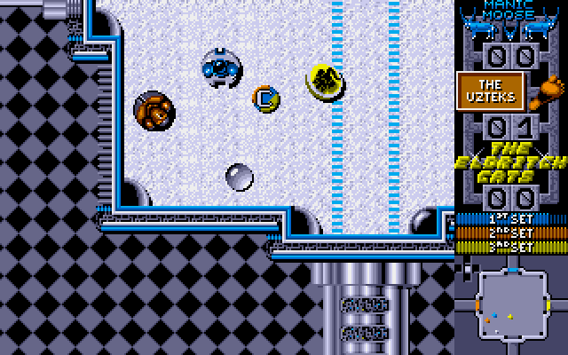 Projectyle Amiga Screenshot: There are several types of bonuses that appear from time to time.
