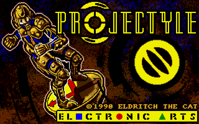 Projectyle Amiga Screenshot: Title screen.