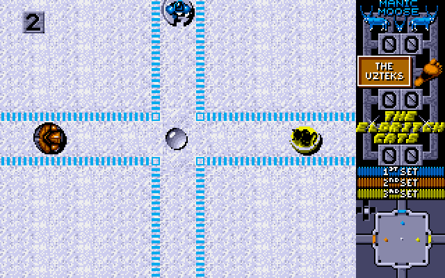 Projectyle Amiga Screenshot: The action begins in 3...2...1...