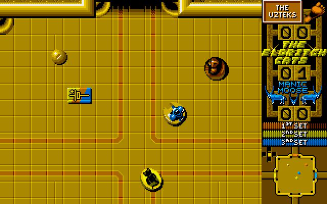 Projectyle Amiga Screenshot: Pick up bonus items to help you out.