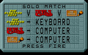 Projectyle for Amiga - Starting a solo match.