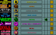 Projectyle for Amiga - Selecting teams for each player.
