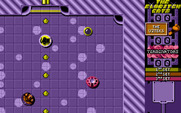 Projectyle for Amiga - Near one of the player's goals.