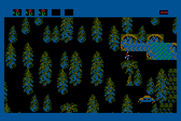 E.T. Phone Home! for Atari 8-bit - Lost in the woods.