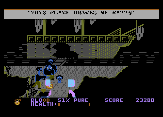Midnight Mutants Atari 7800 Screenshot: I found an abandoned ship...