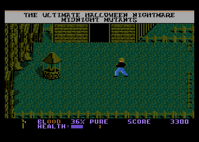 Midnight Mutants Atari 7800 Screenshot: This well will restore some health...