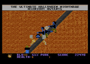 Midnight Mutants for Atari 7800 - This path is narrow, no choice but to defeat enemies...