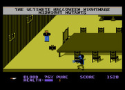 Midnight Mutants for Atari 7800 - The dining room is infested with bats and zombies!