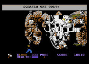 Midnight Mutants for Atari 7800 - Scratch one goat! Boss defeated...