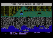 Midnight Mutants for Atari 7800 - Numerous bats attack I once...I could use some sort of defense against this!